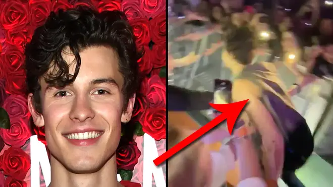 Shawn Mendes hilariously reacts to video of him falling flat on his face on tour