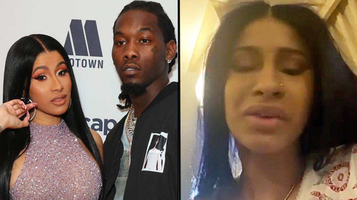 Cardi B addresses claims Offset cheated with Tekashi 69's girlfriend Jade  after DMs... - PopBuzz