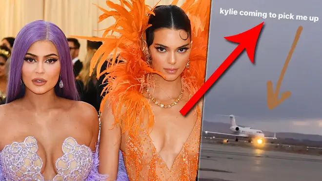 Kylie and Kendall Jenner are being called out for taking a private jet to 'meet for dinner'