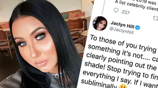 Jaclyn Hill on Instagram and Twitter.