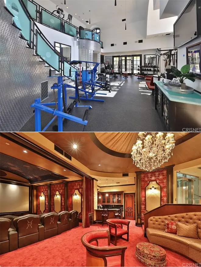 Jeffree Star's new house boasts a two-floor gym and a screening room with bar