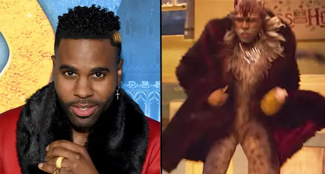 Jason Derulo attends The World Premiere of Cats, presented by Universal Pictures, as Rum Tum Tugger.