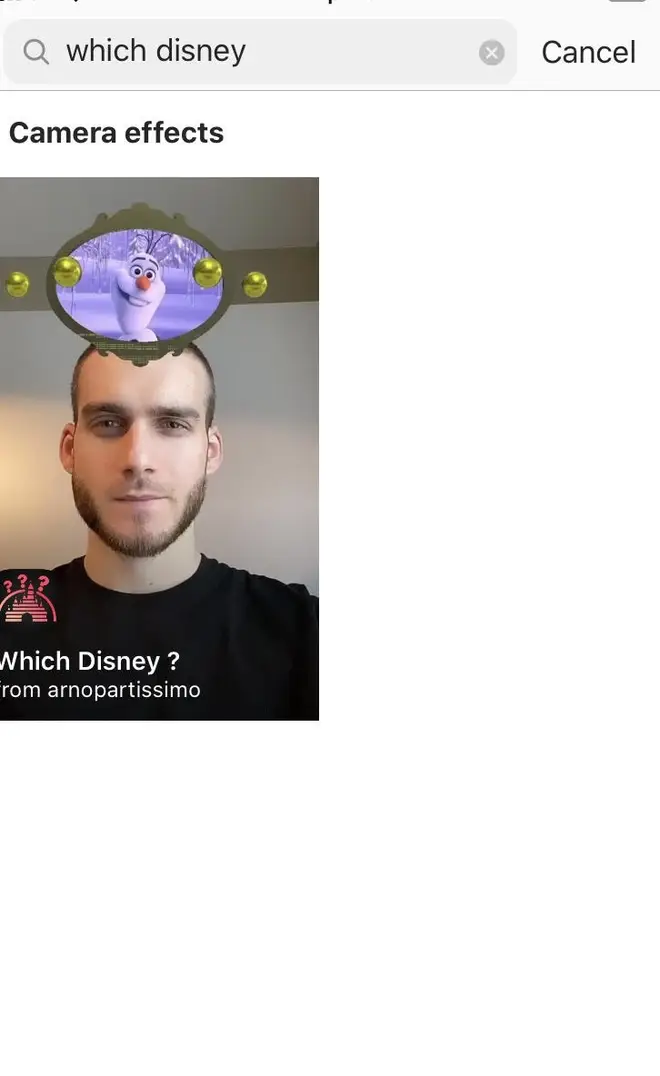 How get the Disney character filter on Instagram - PopBuzz