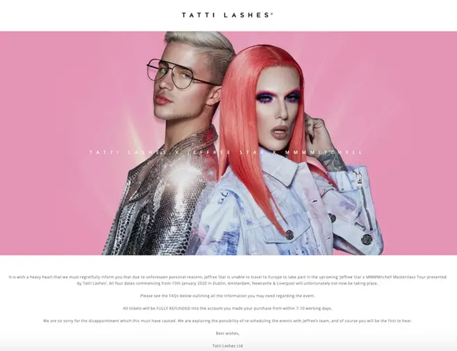 Tatti Lashes Website