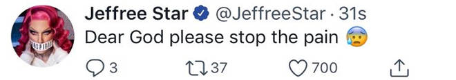 Jeffree Star Tweet