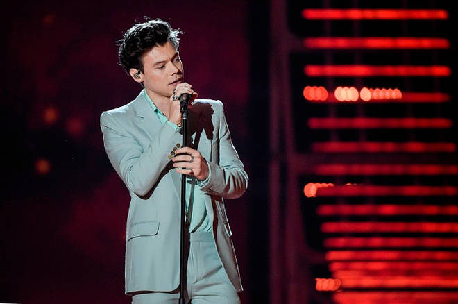 Harry Styles performs during the 2017 Victoria's Secret Fashion Show in Shanghai