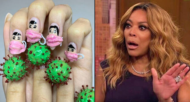 A nail salon is doing "coronavirus nails" and people are livid