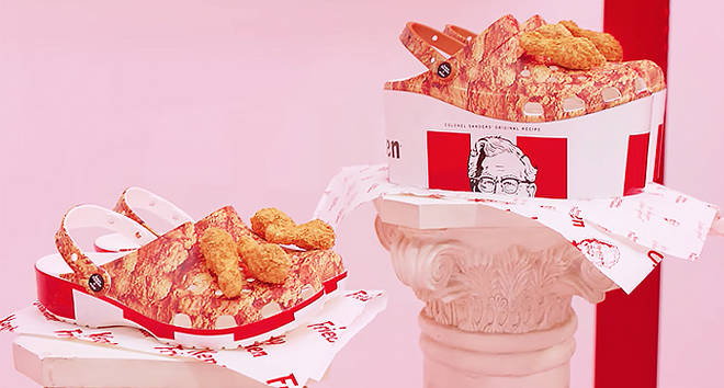 The KFC collab has two styles