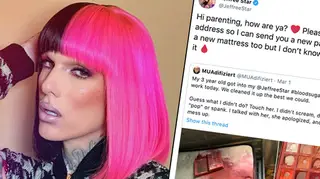 Jeffree Star seemingly responds to YouTuber who "beat the crap" out of daughter