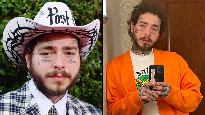 Post Malone says he has so many face tattoos because he thinks he&squot;s "ugly"