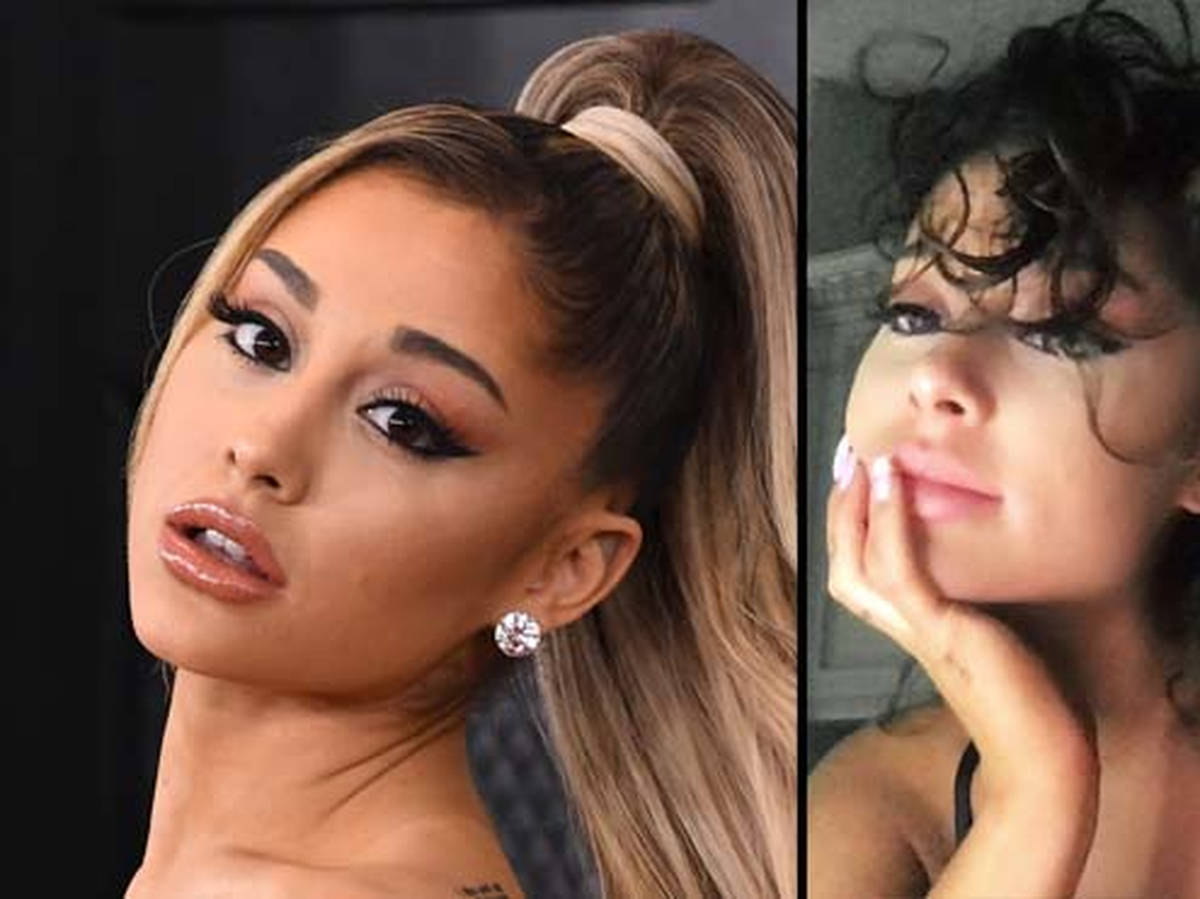 Ariana Grande reveals her natural curly hair after letting it grow long -  PopBuzz