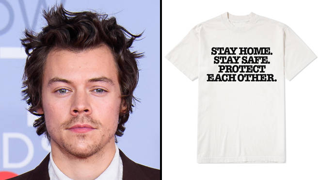 Harry Styles is being called out over “problematic” new coronavirus merch