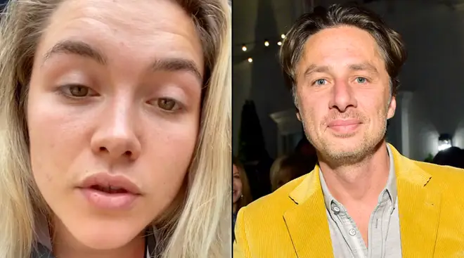 Florence Pugh defends relationship with Zach Braff from fans on Instagram