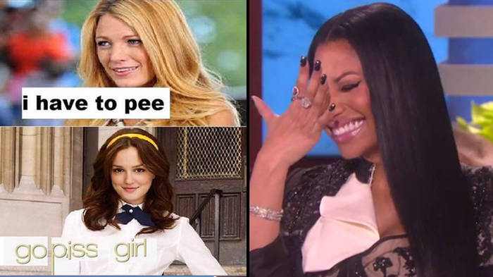Gossip Girl Memes Are Going Viral And It S All Thanks To A Go Piss Girl Joke Popbuzz