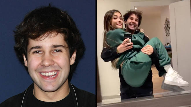 David Dobrik appears to announce that Madison Beer is his girlfriend in his...