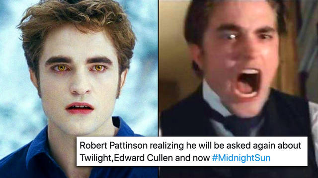 Robert Pattinson memes are going viral after the Twilight Midnight Sun book announcement