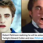 Robert Pattinson memes are going viral after the Twilight Midnight Sun book announcement