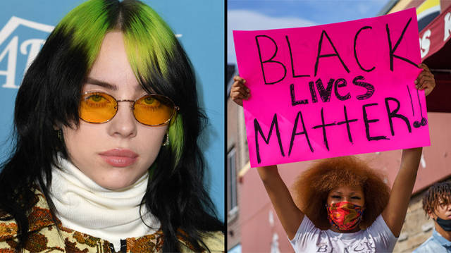 Billie has used her platform to promote the Black Lives Matter movement.