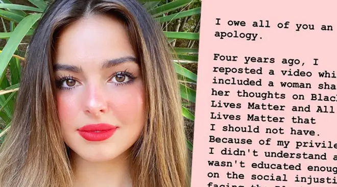 Addison Rae apologises for all lives matter post