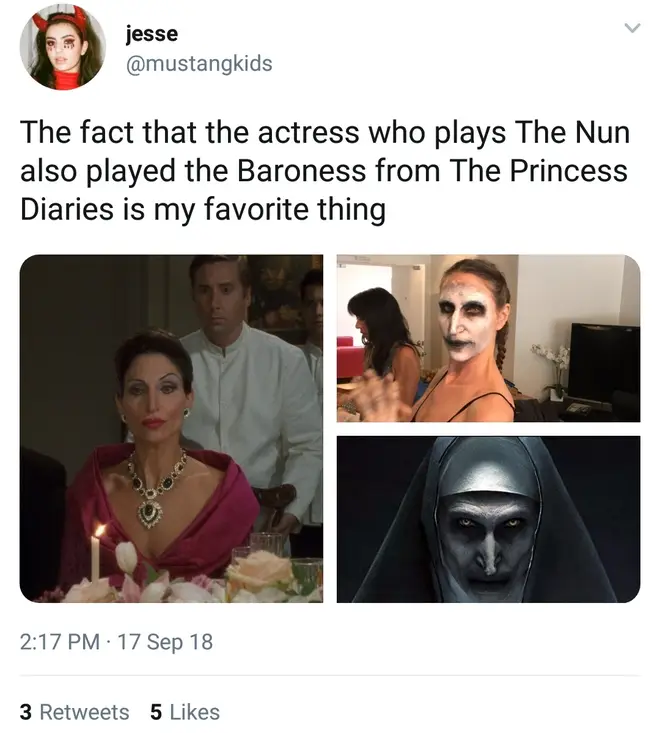 Twitter reacts to Nun actress