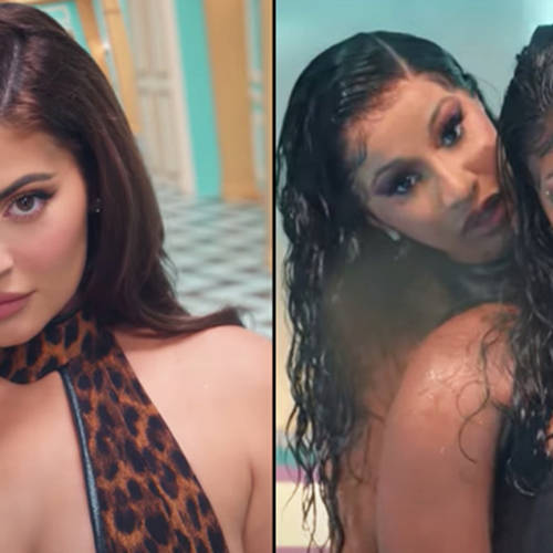 Kylie Jenner, Cardi B and Megan Thee Stallion in WAP music video