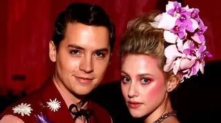 Lili Reinhart and Cole Sprouse attend The 2019 Met Gala.