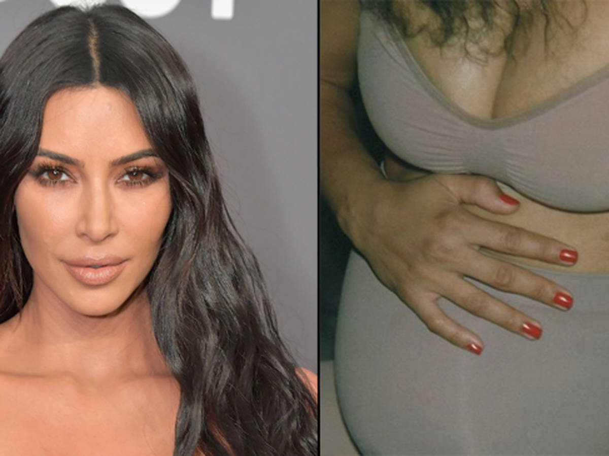 Kim Kardashian responds to backlash over her Skims maternity shapewear line  - PopBuzz