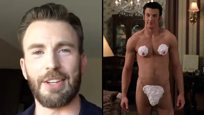 Chris Evans addresses nude Instagram accident in the most iconic way