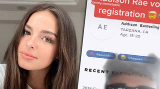 Addison Rae Voter Registration