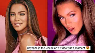 The internet thinks Khloe Kardashian looks like Beyoncé