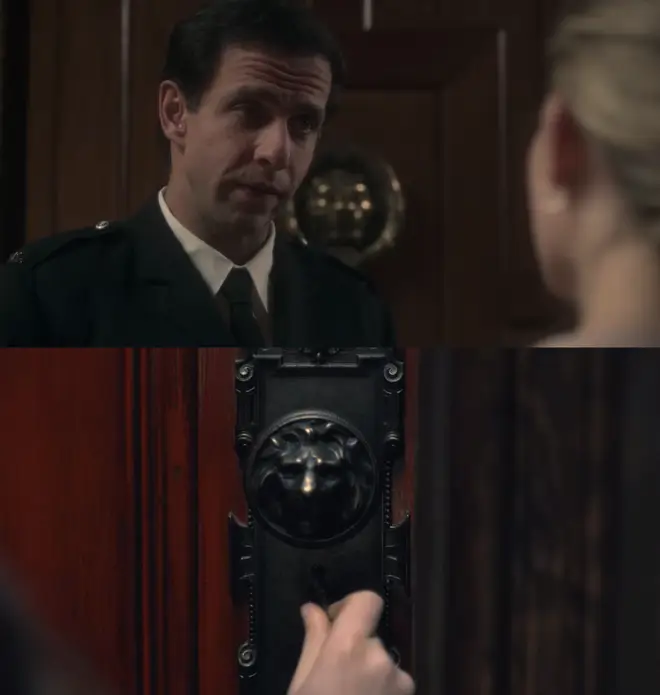 Bly Manor's Hill House references: Red Room's lion doorknob