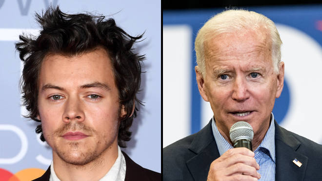 Harry Styles endorses Joe Biden in the US presidential election