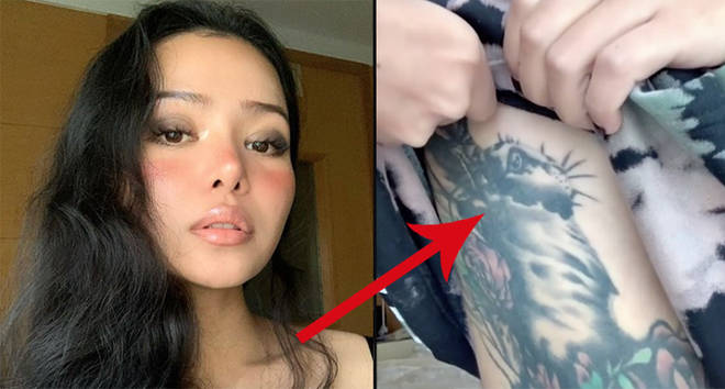 Bella Poarch says she has multiple tattoos to cover up scars from childhood abuse.