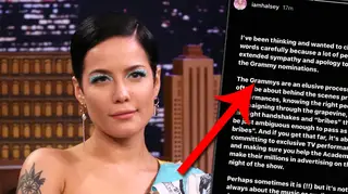 Halsey calls out the Grammys after being snubbed at the 2021 ceremony