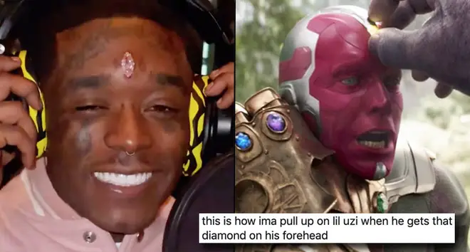 Lil Uzi Vert got a $24m diamond implanted in his forehead and the memes are savage