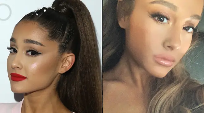 Ariana Grande forehead