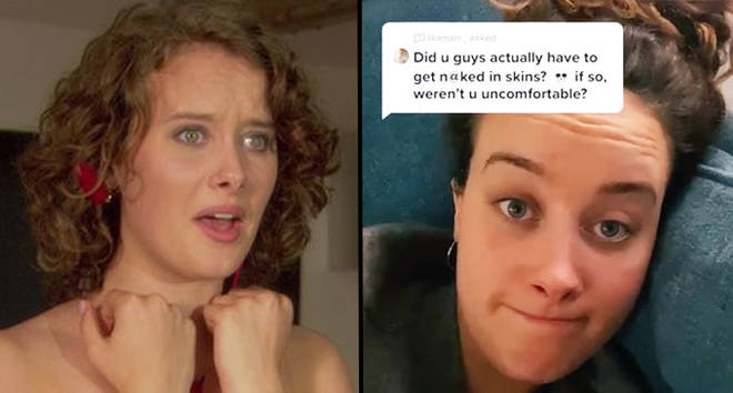 Skins&squot; April Pearson says she felt "uncomfortable" during Michelle&squot;s nude scenes