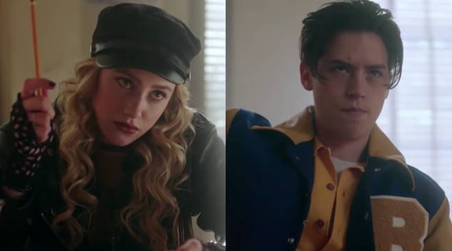 Lili Reinhart and Cole Sprouse as young Alice and FP