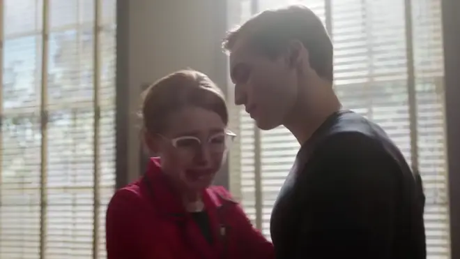 Madelaine Petsch and Trevor Stines as young Penelope and Clifford