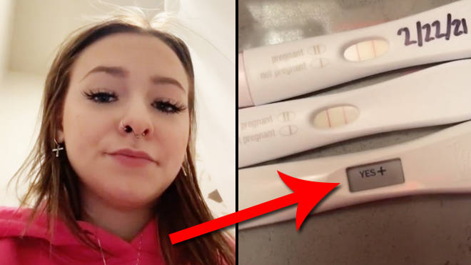 Zoe Laverne films herself peeing following fake pregnancy test accusations