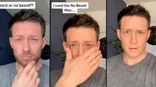 Here's how to use the no beard filter on TikTok and Snapchat