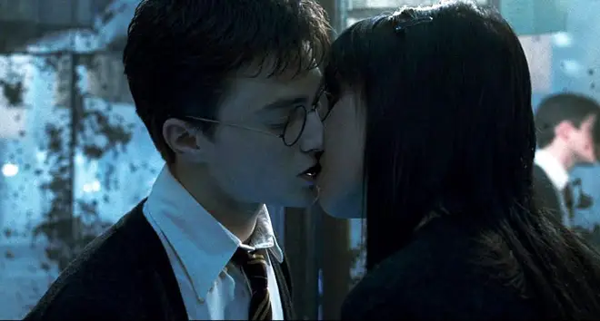 Harry Potter kisses Cho Chang