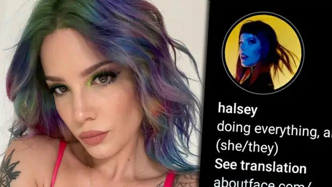 Halsey announces that they use she/they pronouns