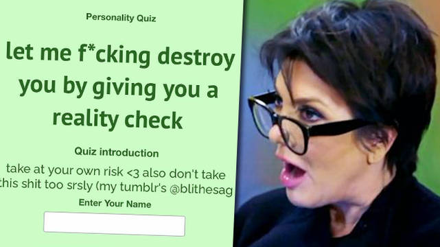 The Reality Check personality quiz is going viral on TikTok - PopBuzz - Let Me Destroy You By Giving You A Reality Check