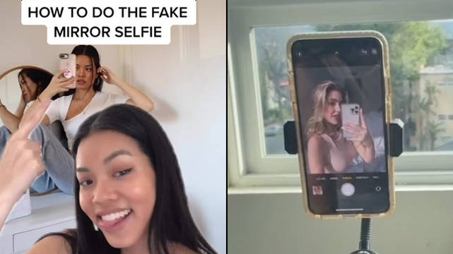 This Mirror Selfie Secret Is Being, How To Take A Mirror Selfie Without The Showing