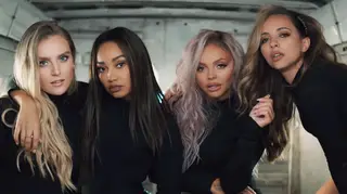 Little Mix in the 'Woman Like Me' music video