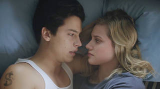 Betty Cooper and Jughead Jones in bed together