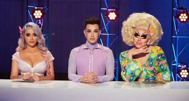 Norvina, James Charles and Trixie Mattel on Instant Influencer Season 1