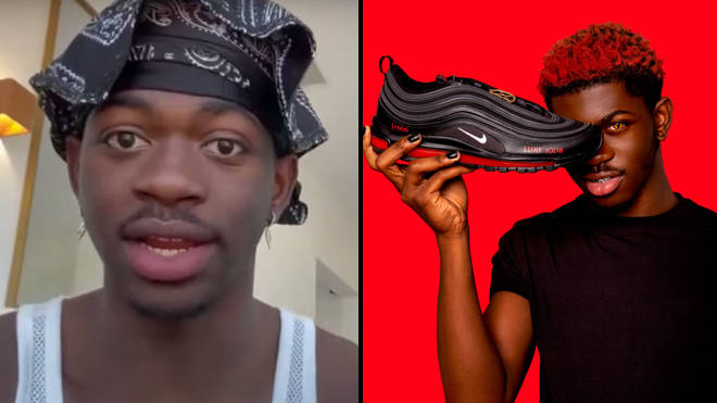 Nike está demandando a Lil Nas X Satan zapatos que contienen sangre humana