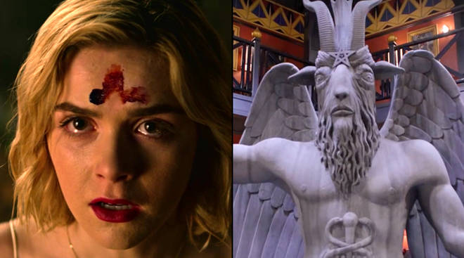 Chilling Adventures of Sabrina contains a statue of Baphomet